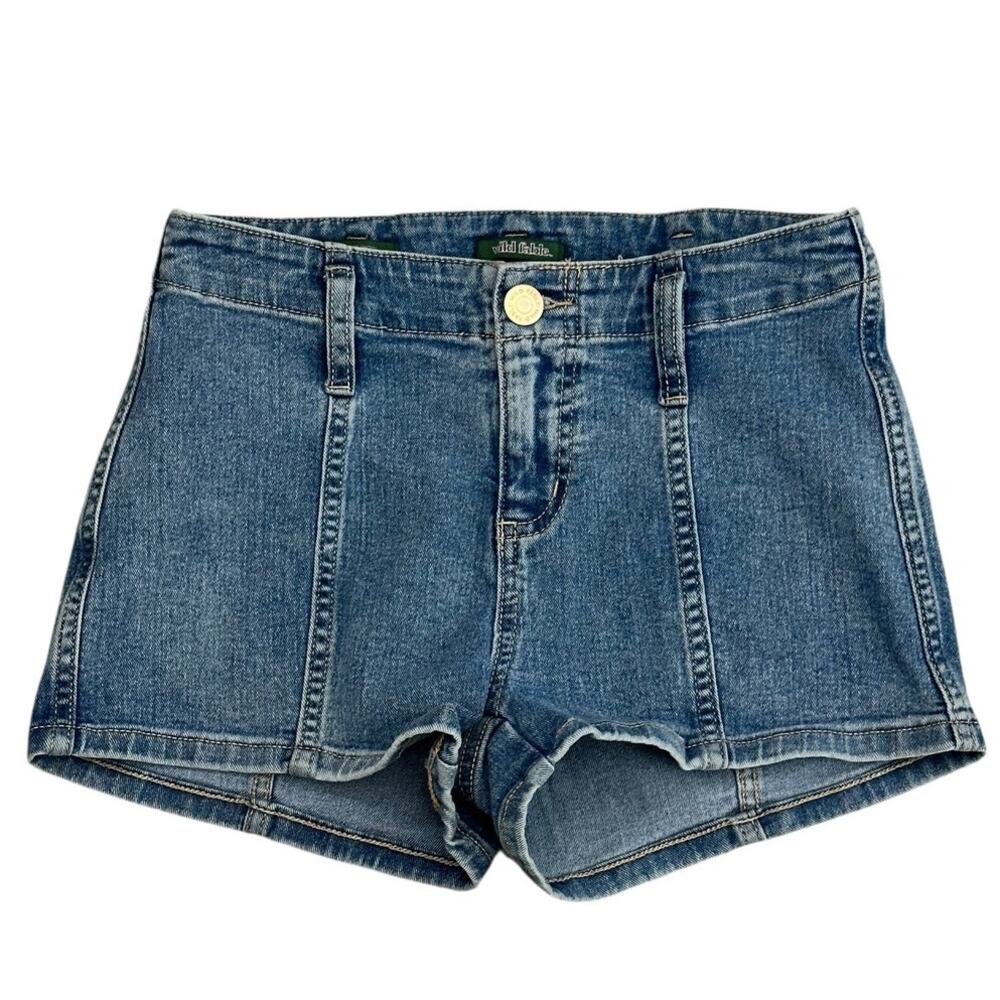 WILD FABLE Juniors Super High Rise Denim Shorts Size 00